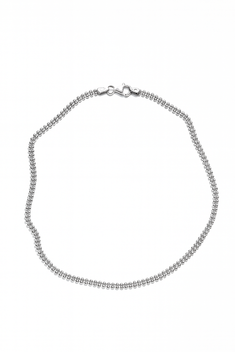 Bobble silver chain